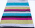 Magenta Turquoise Yellow Black Gray Multi Striped Printed Knit Jersey Fabric 40 Inches in Length  STK00081